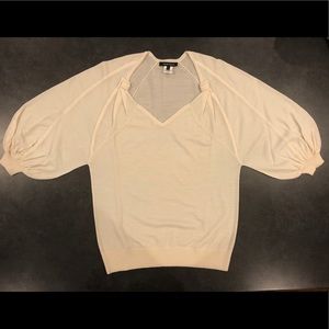 Nanette Lapore - 100% Wool - Cream Sweater